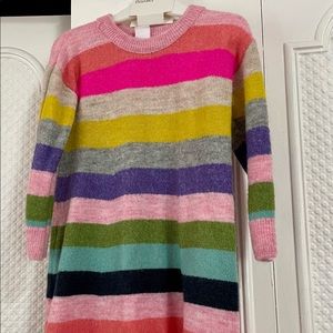 Kids stripe sweater dress